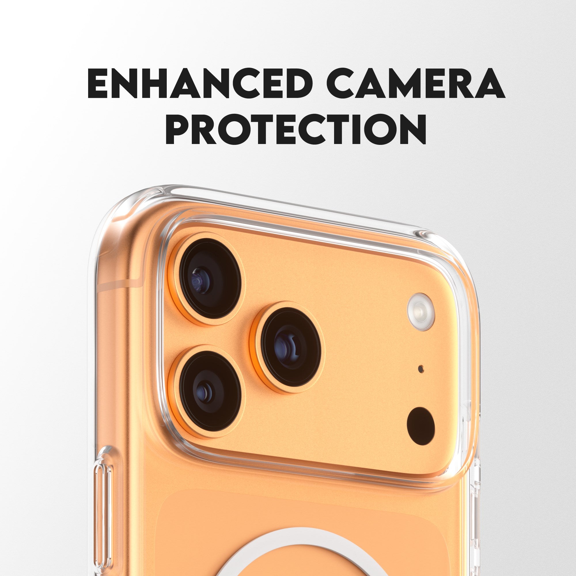 CARE™ by PanzerGlass® Urban Explorer Case Transparent w. White MagSafe iPhone 17 Pro Max